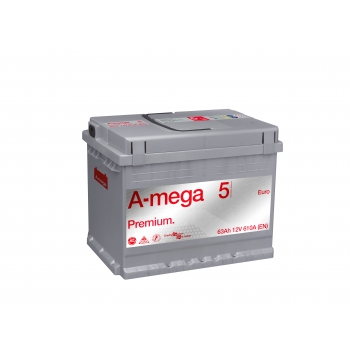 Akumulator AMEGA Premium M5 12V 63Ah 610A